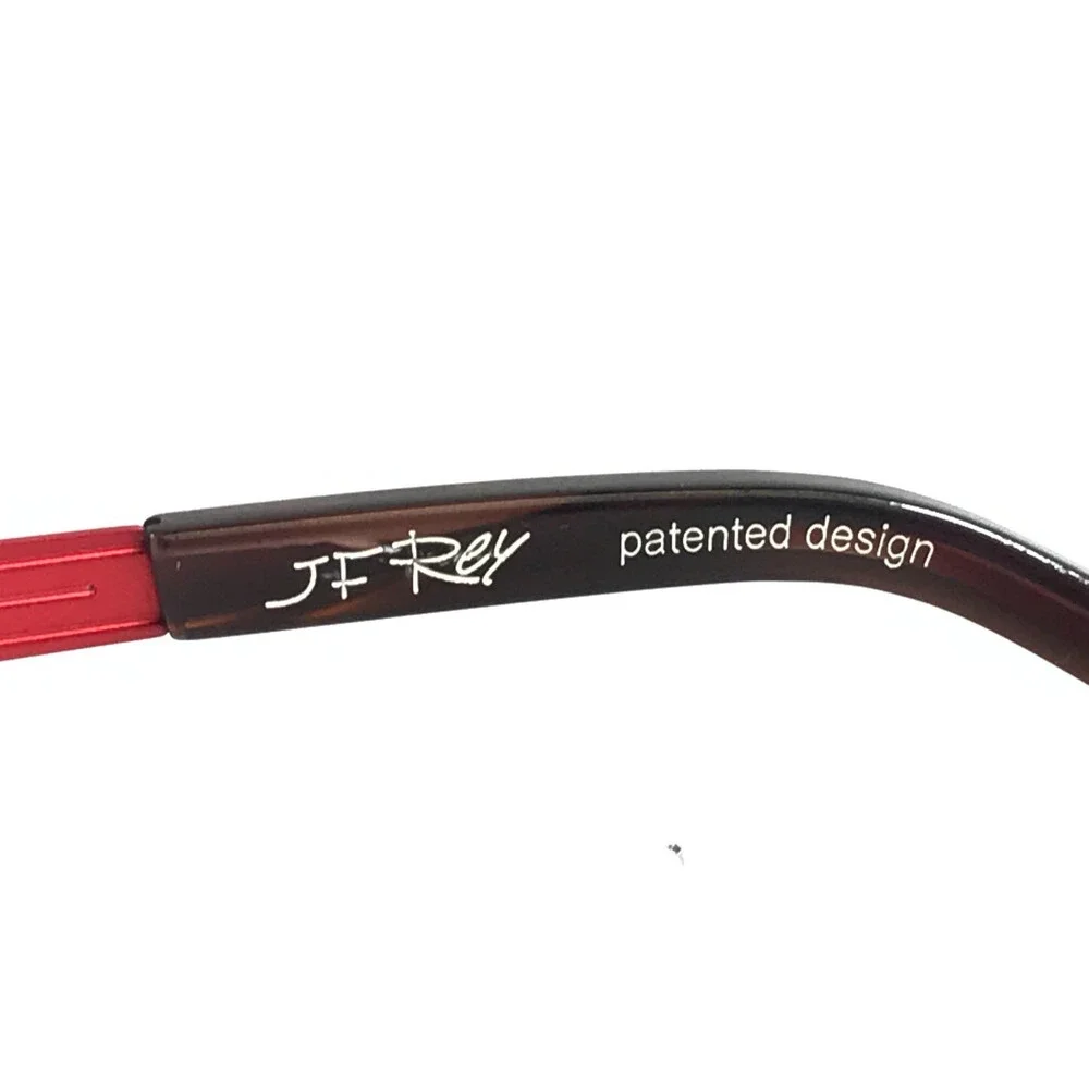 J.F. Rey Eyeglasses Frames JF2555 3090 Matte Red Brown Tortoise 53-15-134